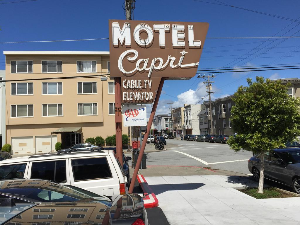 โมเทล คาปรี Motel ซานฟรานซิสโก ภายนอก รูปภาพ